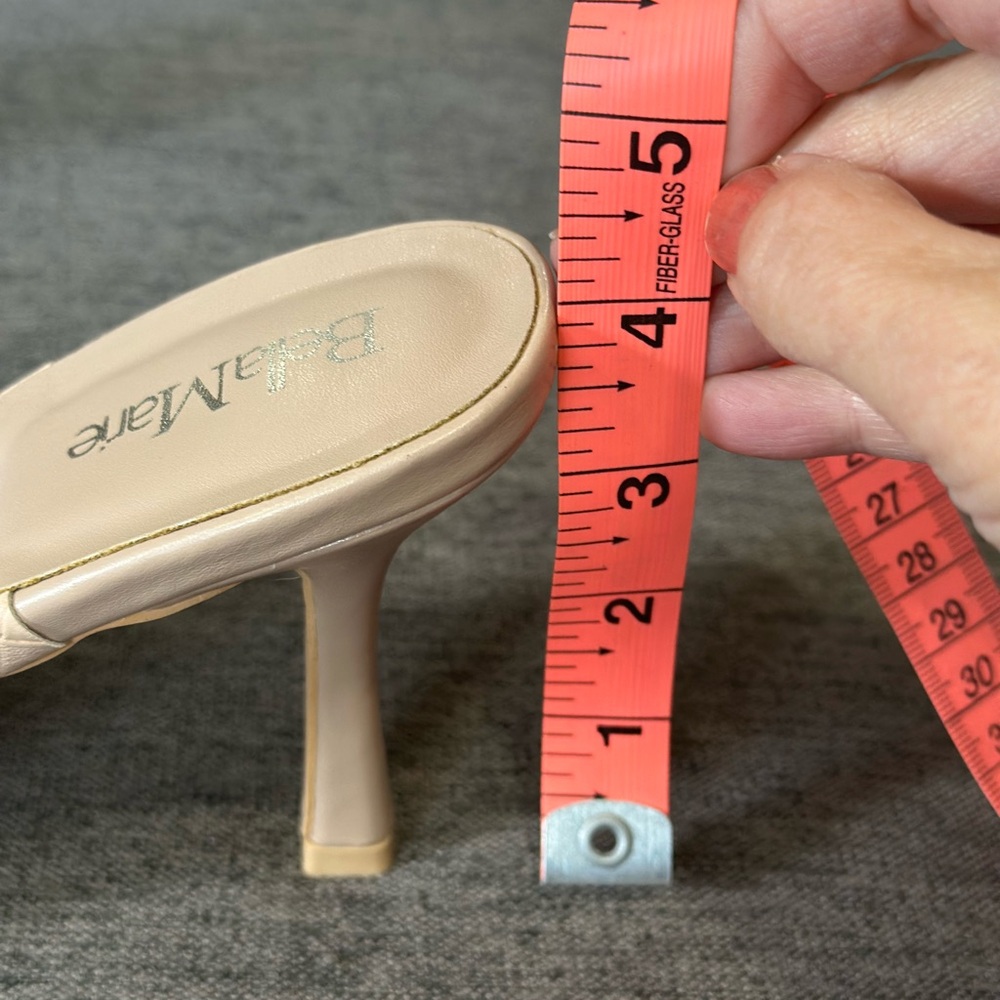Bella Marie Cream Quilted Sandals - Picture 6 of 6